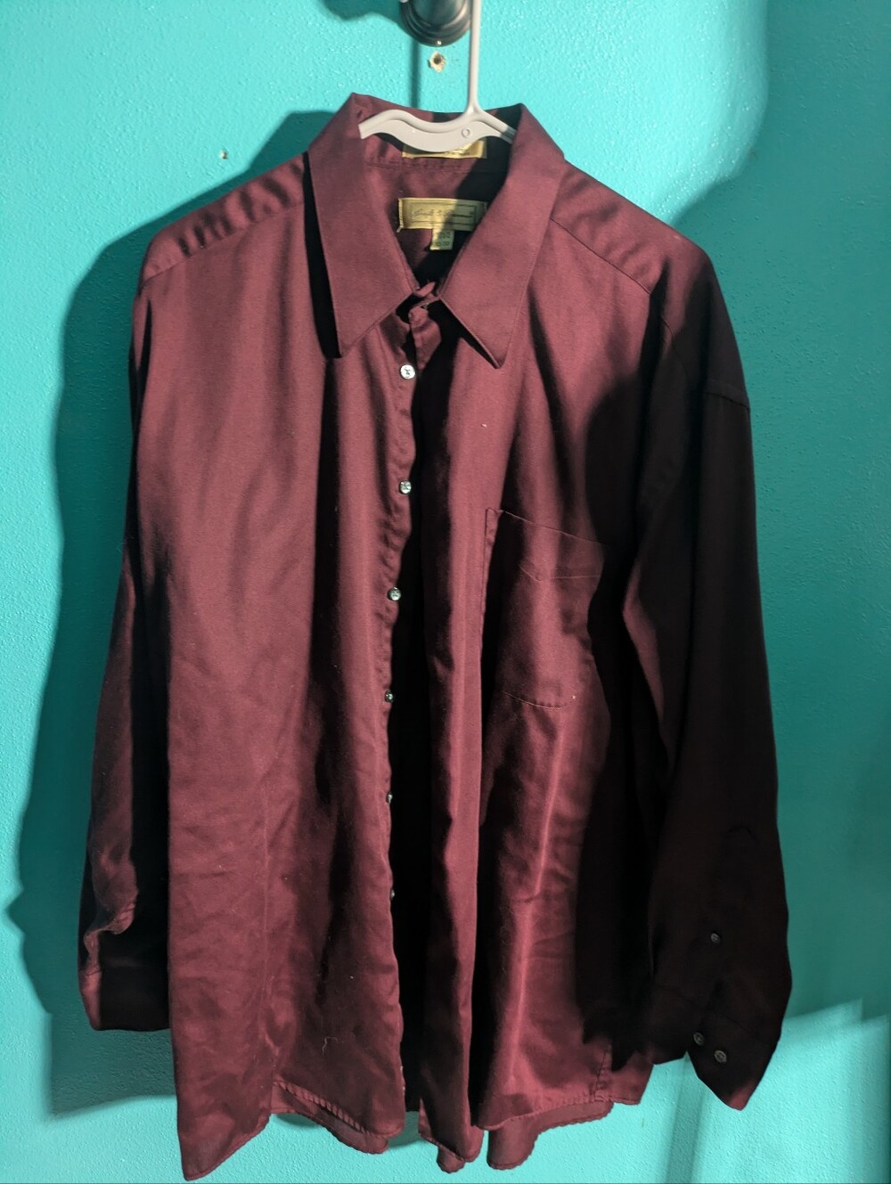 Croft‎ & Barrow Burgundy Dress Shirt - Classic Preppy Staple!